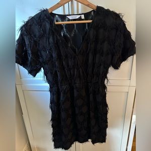 & Other Stories fringe mini dress
